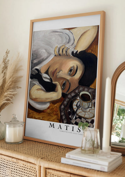 Lorette Con Una Tazza Di Caffe 1916 Boarder