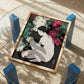 Woman Among Chrysanthemums