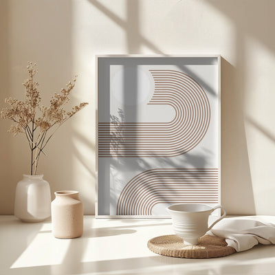 Beige Arc Poster No.2