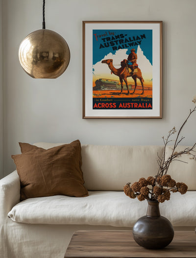 Trans Australian Railway Poster