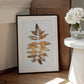 Oak Leaf Print (gold)