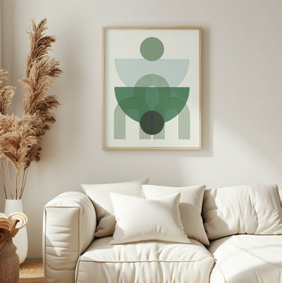 Mid Century In Forest Shades