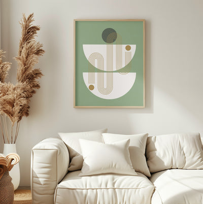 Mid Century In Sage Green