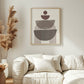 Brown Geometric Shape Study