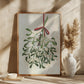 Mistletoe bouquet with bow