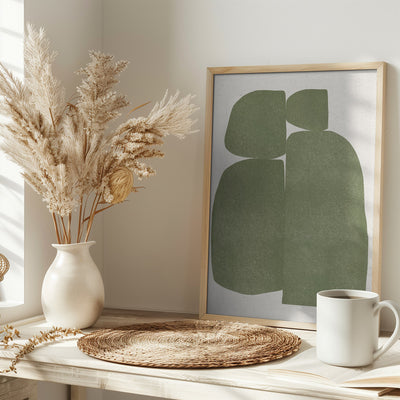 Green Stones Composition