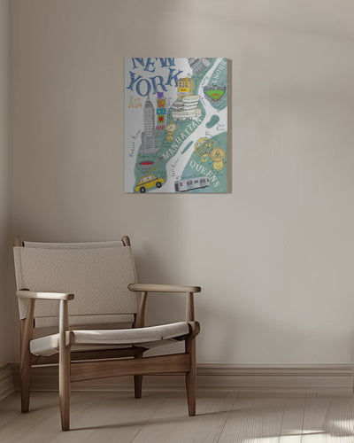 Illustrert kart over New York 2