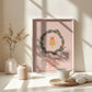 Christmas wreath with bell and bow