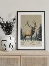 Elk Holiday Poster