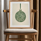Olive Green Christmas Bauble