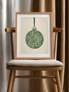 Olive Green Christmas Bauble