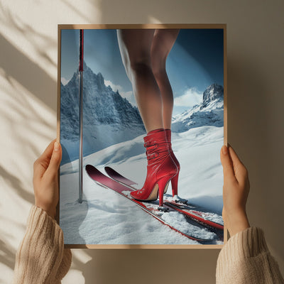 Ski Glamour High Heels