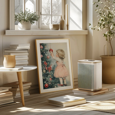 Young Girl At Christmas Eve