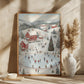 Winter Wonderland Ice Skating Scene