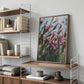 Drømmende scene med rosa blomster