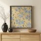 Floral Heritage bouquet vintage blue pattern