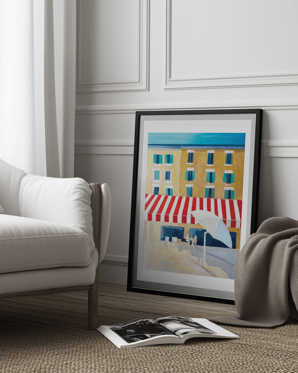 Sunshine &amp; Croissants: French Riviera Summer Painting