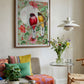 Vibrant Birds Floral Pattern