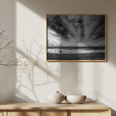 The loneliness of a surfer