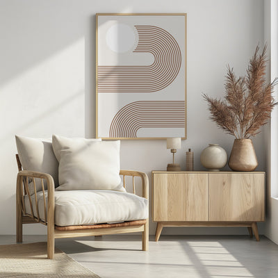 Beige Arc Poster No.2