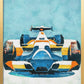 Formula 1 sport art