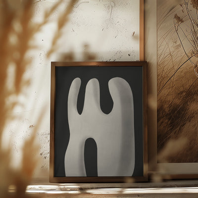 Abstract White Sculpture Scream