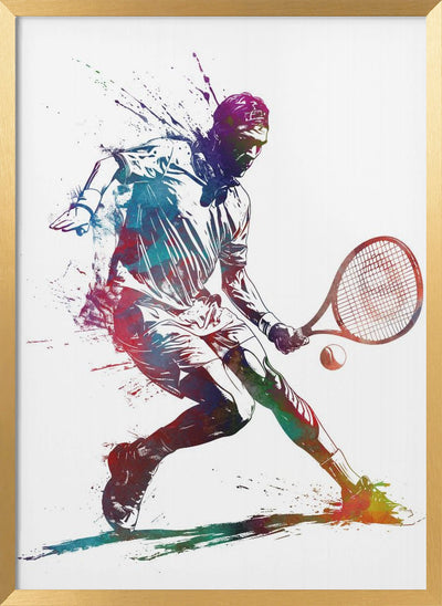 Tennis sport art