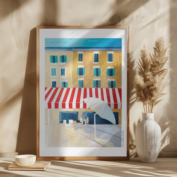 Sunshine &amp; Croissants: French Riviera Summer Painting