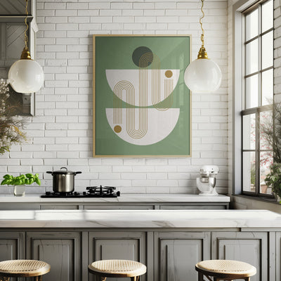 Mid Century In Sage Green