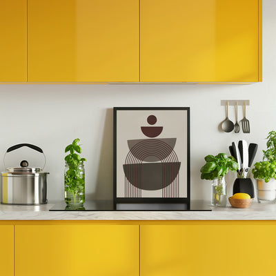 Brown Geometrical Shape Study