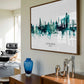 Copenhagen Watercolor Skyline