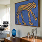 Stylized Blue Tiger