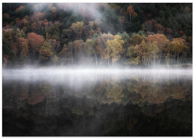 The mystical pond in the autumn 3
