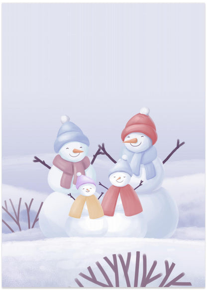 Snowman Family Animated