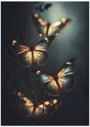 Glowing Butterflies