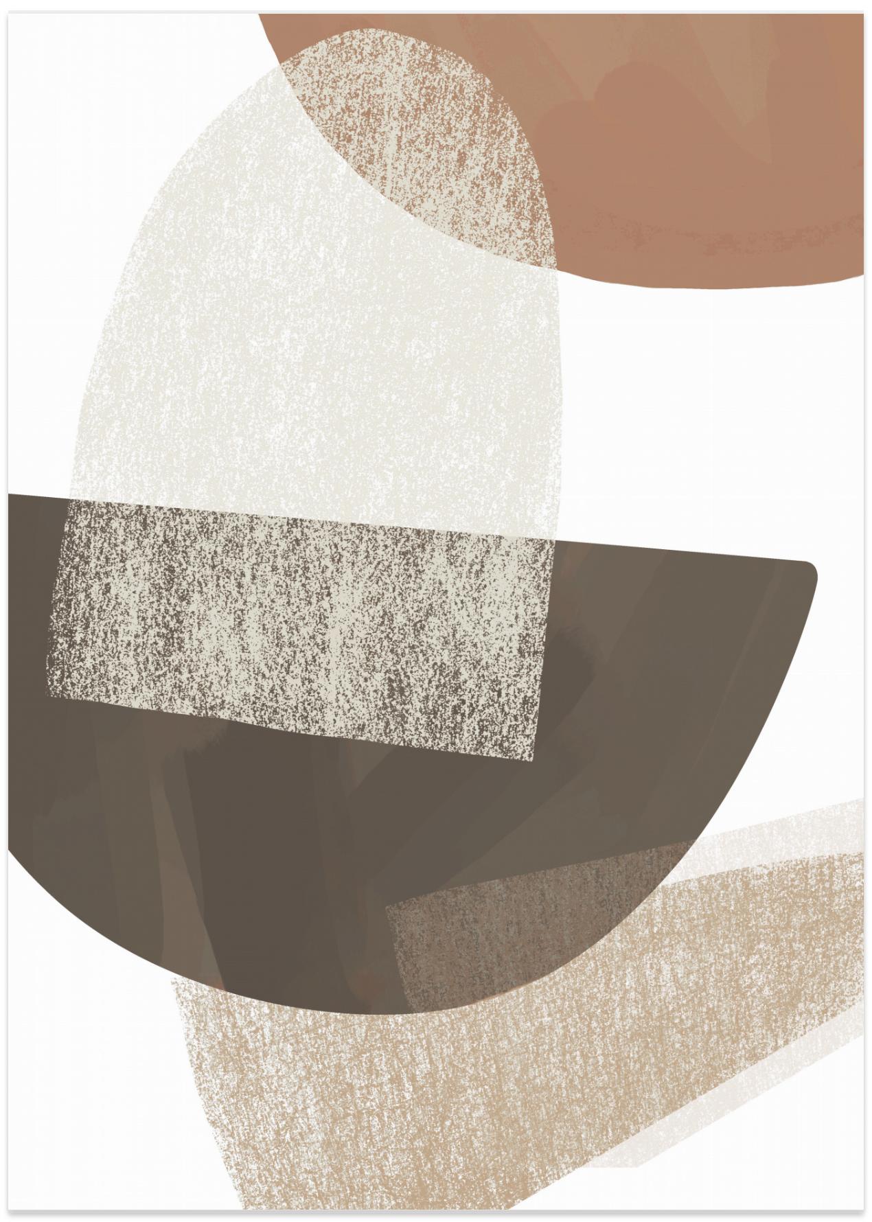 Earth Tone Geometric Art