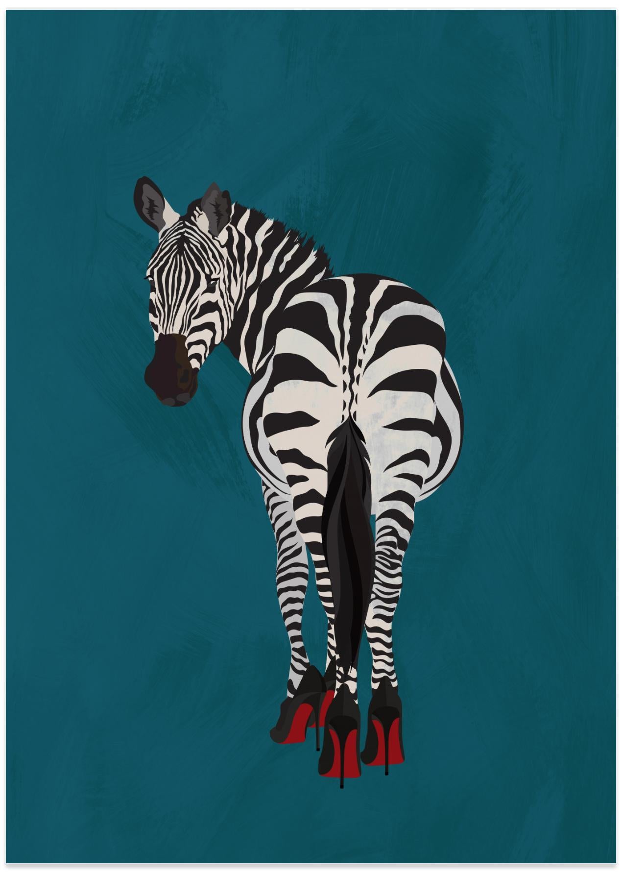 Zebra heels