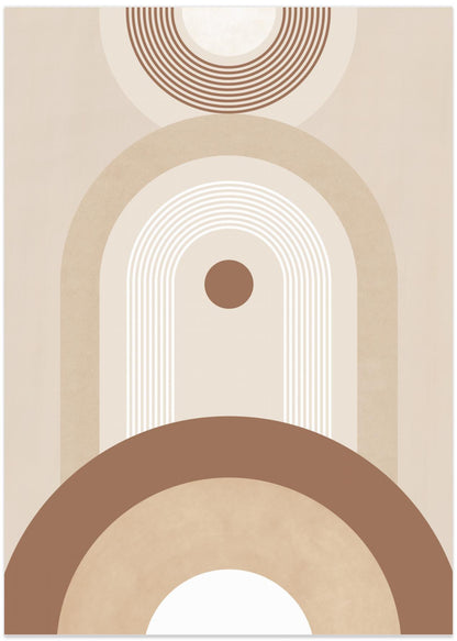 Beige Mid Century Poster No.2
