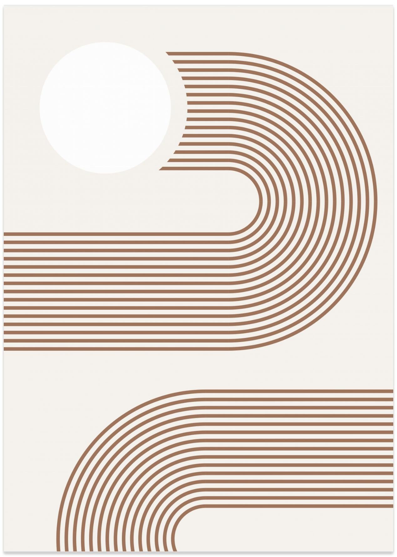 Beige Arc Poster No.2