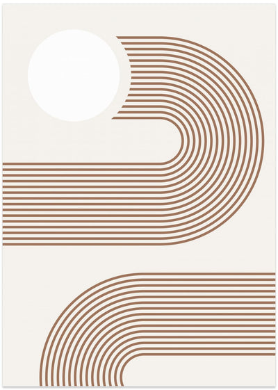 Beige Arc Poster No.2