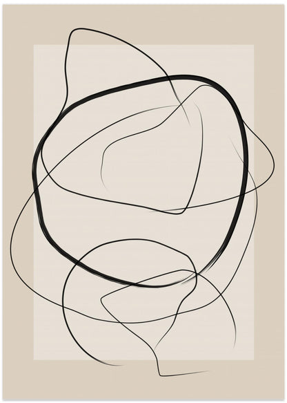 Soft Abstract Lines Art