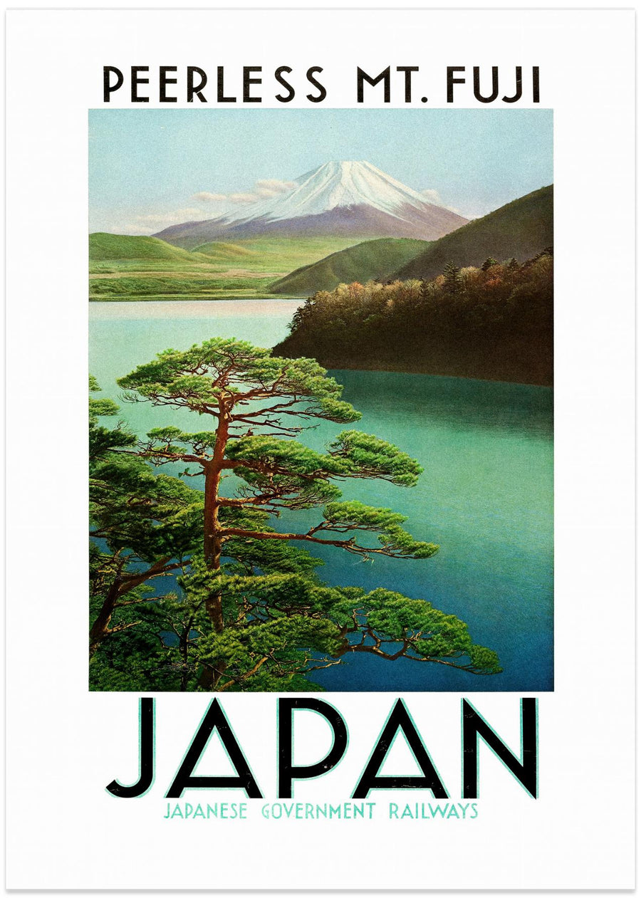 1930s Japan Travel Poster Japanese Government Railways