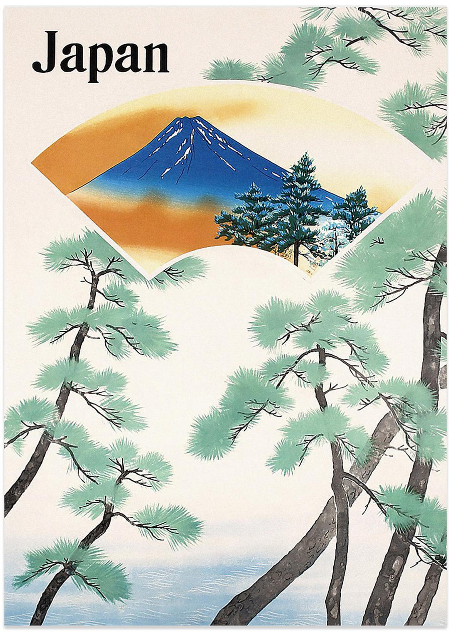 1930s Japanese Government Railways Travel Poster