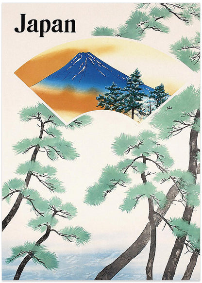 1930s Japanese Government Railways Travel Poster