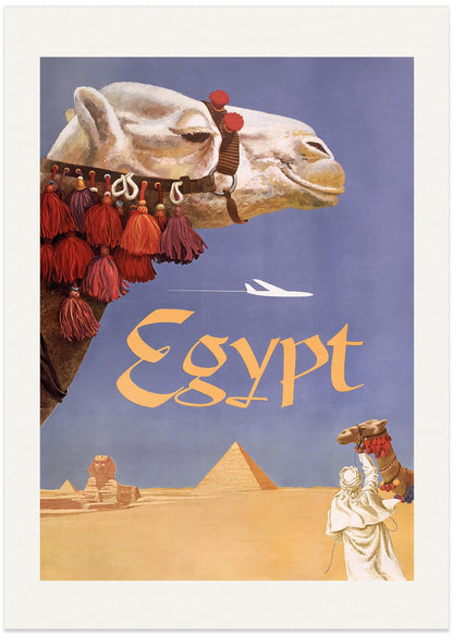 Egypt. Fly Twa (1960) Vintage Poster By David Klein