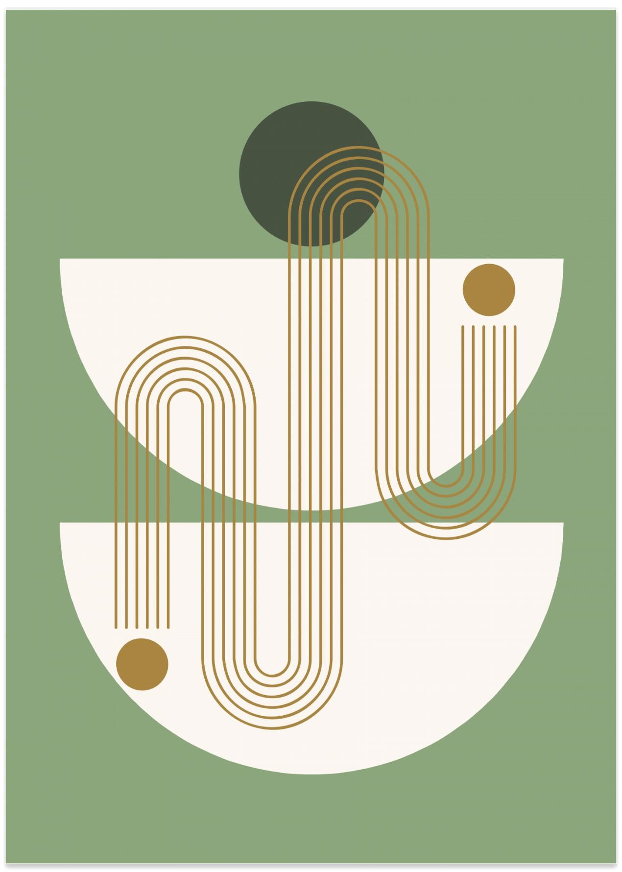 Mid Century In Sage Green