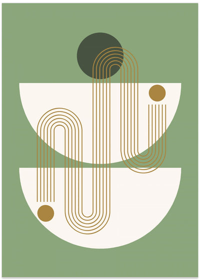 Mid Century In Sage Green