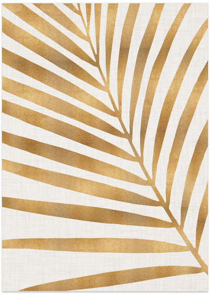 Gold Palm Leaf