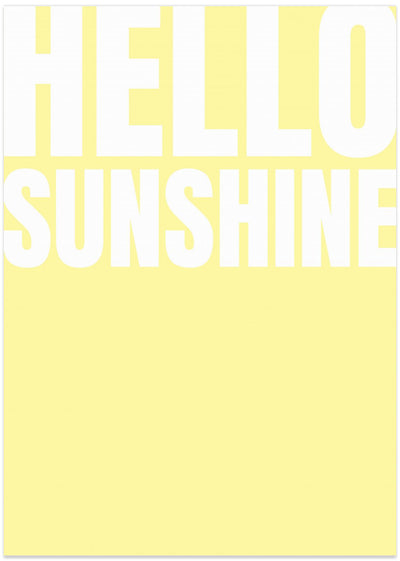 Sunshine - Hello