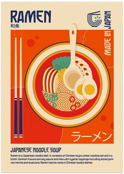 Ramen Japanese Food Print